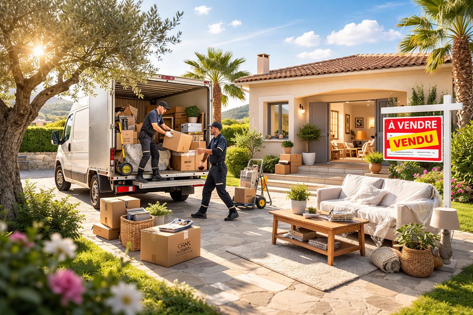 Débarras de maison à Cannes avant vente immobilière