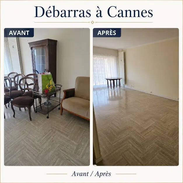 Avant et après une succession gérée à distance à Cannes