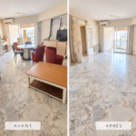 Avant après d’un débarras d’appartement à Cannes